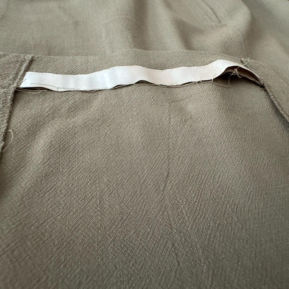 Patricia Luca Tan Skirt Suit set Size 6 Virgin Wool - Picture 11 of 16